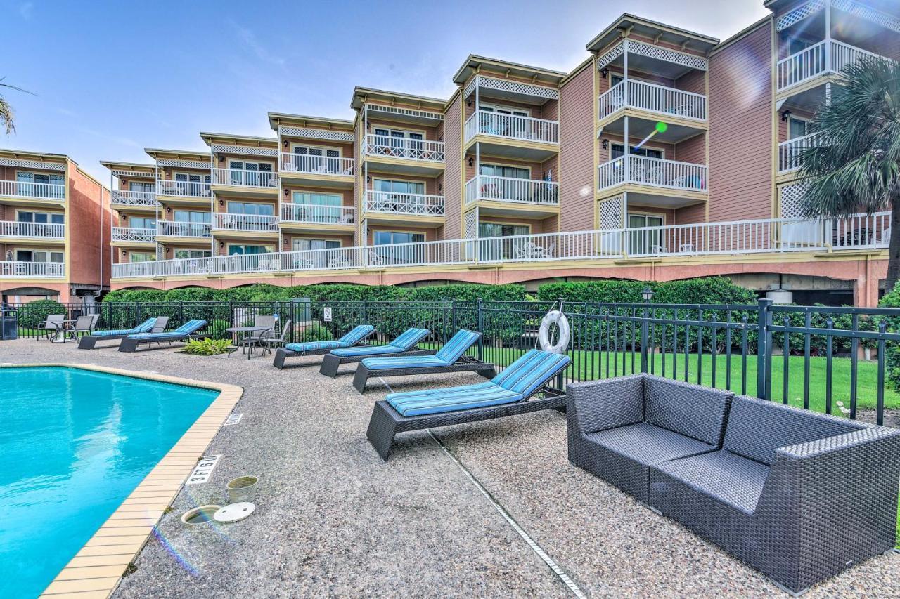 Coastal Galveston Condo Walk To Shoreline! 外观 照片